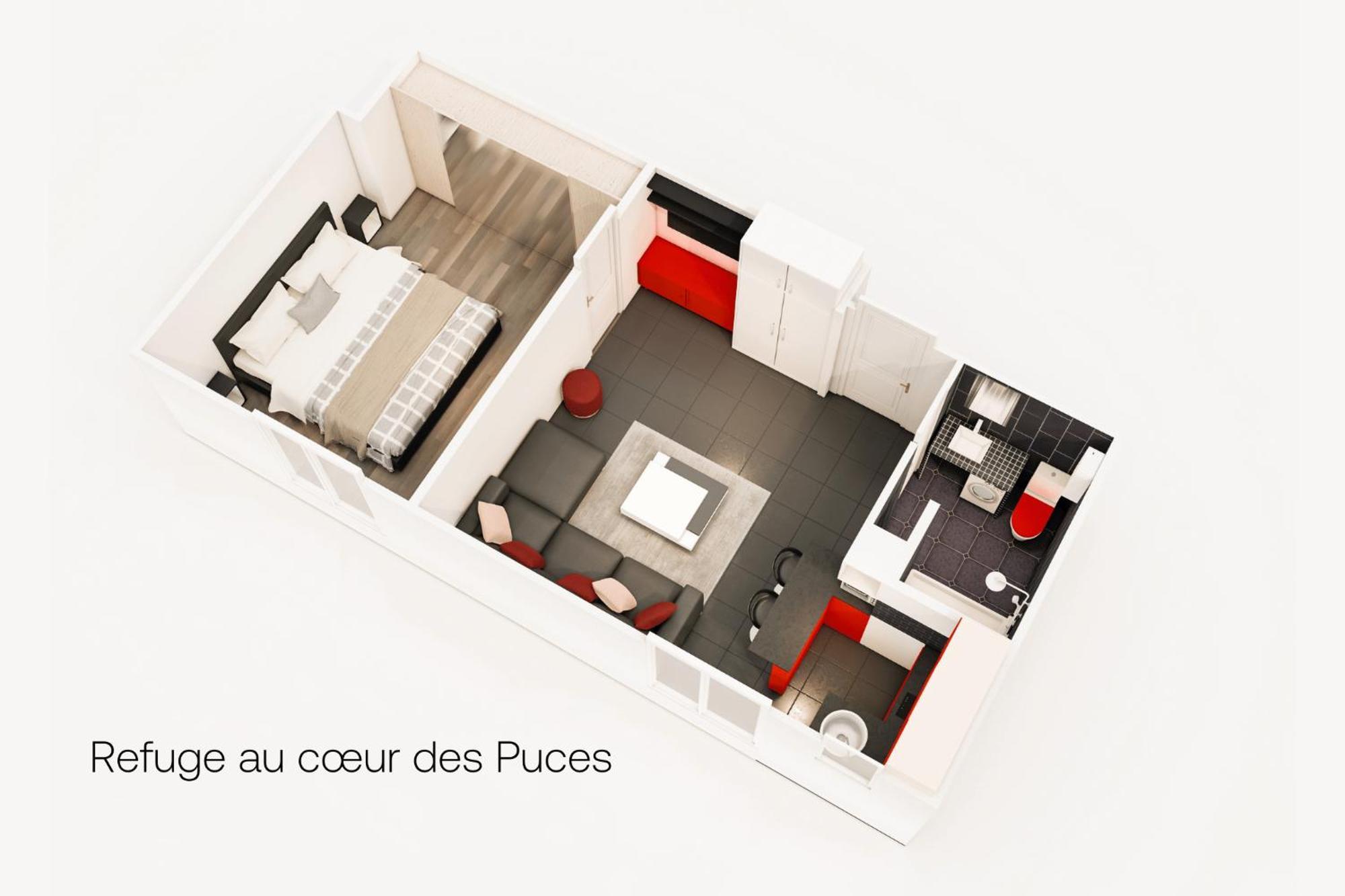 Marche Aux Puces De Saint-Ouen Apartment Ngoại thất bức ảnh