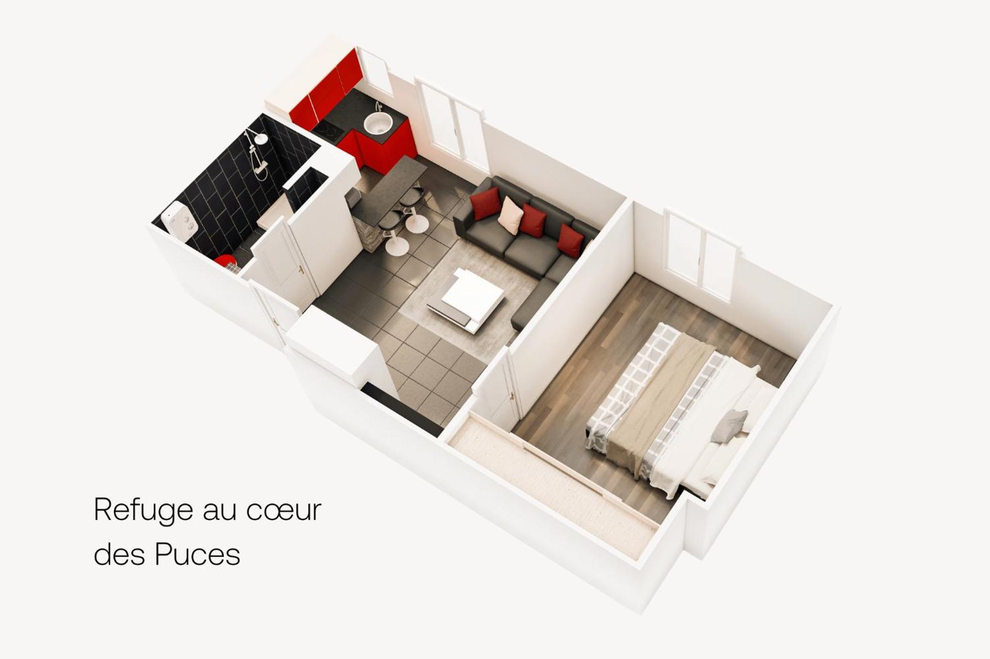 Marche Aux Puces De Saint-Ouen Apartment Ngoại thất bức ảnh
